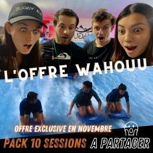 L'OFFRE WAHOUUUU !!! PACK 10 SESSIONS A PARTAGER !!!